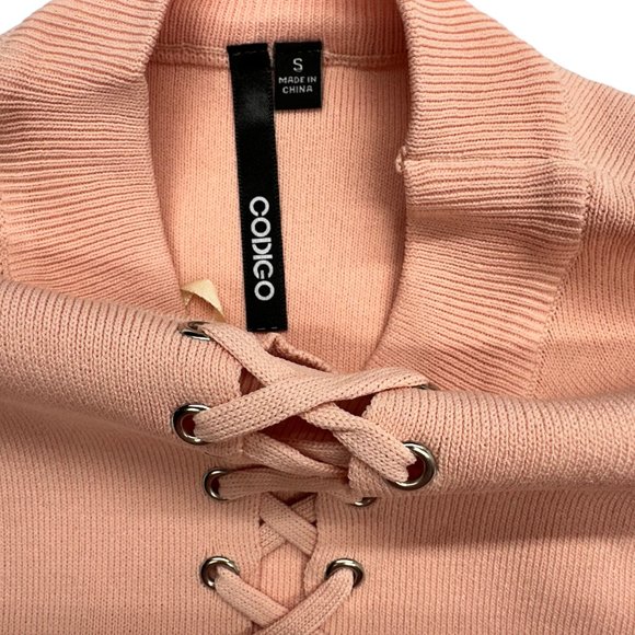 Codigo Crisscross Grommet Bodycon Dress (S) - Picture 7 of 9